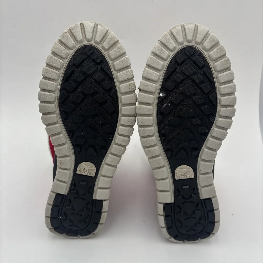 Sorel Boots Carnival Red Outdoors Fleece Waterproof Winter Rain Snow Boots‎ 8